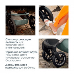 Коляска 3 в 1 Britax Roemer Smile 5Z и автокресло Baby-Safe Core Midnight Grey Space Black