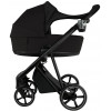 Детская коляска Roan Sol 2.0 3 в 1 с автокреслом Pituso Baesa Pro Black,Beige Canopy SLL/30/T Caviar Black/Black/руч.Black