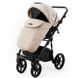 Детская коляска Adamex Nola Deluxe 3 в 1 N-SA07 (СВ.БЕЖ. КОЖА)
