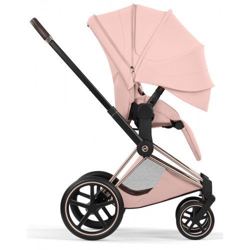 Коляска Cybex Priam V Rosegold Style Cloud T Sepia Black Plus 3 в 1 Peach Pink