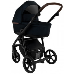 Детская коляска Roan Esso 3 в 1 с автокреслом Pituso Baesa Pro Black ESS111/1 Caviar/Black