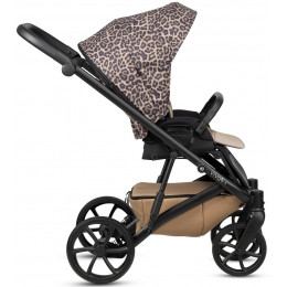 Детская коляска Tutis Viva 6 Plus Wild Elegance 3 в 1 с автокреслом Beno Beige Savannah Brown