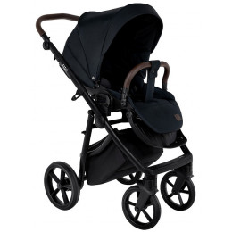Детская коляска Roan Esso 3 в 1 с автокреслом Pituso Baesa Pro Black ESS111/1 Caviar/Black