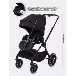 Коляска 3 в 1 Mowbaby Amber Black