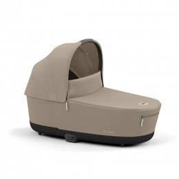 Купить коляску 3в1 Cybex Priam IV, в цвете Cozy Beige (шасси Rose Gold) + автокресло Cybex Cloud T