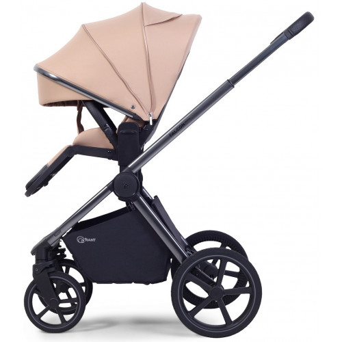 Детская коляска Rant Falcon Soft Therm 3 в 1 с автокреслом Evomax Black Beige