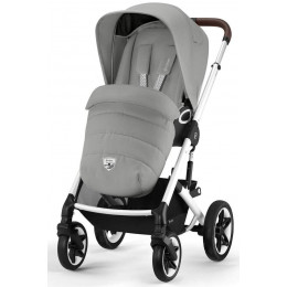 Коляска Cybex Talos S Lux SLV complete Cloud T Sepia Black 3 в 1 Stone Grey с дождевиками