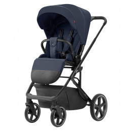 Коляска Carrello Alfa CRL-6522 2025 Cybex Aton B2 i-Size Steel Grey 3 в 1 Denim Blue