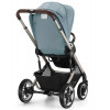 Коляска Cybex Talos S Lux TPE complete Cloud T Sepia Black 3 в 1 Stormy Blue с дождевиками