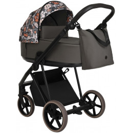 Детская коляска Roan Sol Flowers 3 в 1 с автокреслом Pituso Santiso Pro RSF/5003 Forest Clearing/Black