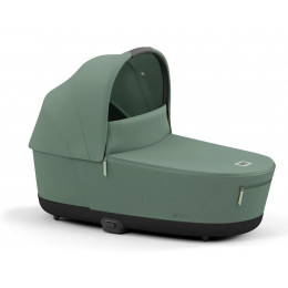 Коляска 3 в 1 Cybex Priam IV Chrome Brown complete и автокресло Aton S2 i-Size Moon Black Leaf Green