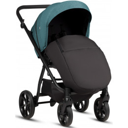 Детская коляска Tutis Leo 3 Plus 3 в 1 с автокреслом Beno Black 1582307 Sea Blue