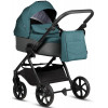 Детская коляска Tutis Leo 3 Plus 3 в 1 с автокреслом Beno Black 1582307 Sea Blue