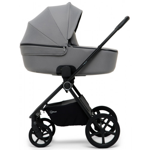 Детская коляска Rant Teo Soft 3 в 1 с автокреслом Aster Zero Olive Grey