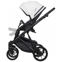 Детская коляска Riko Basic Montana X Ecco 3 в 1 32 White-Light Silver (белый-св.серый)