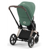 Коляска Cybex Priam IV Rosegold complete Cloud G Ocean Blue Plus Base G 3 в 1 Leaf Green
