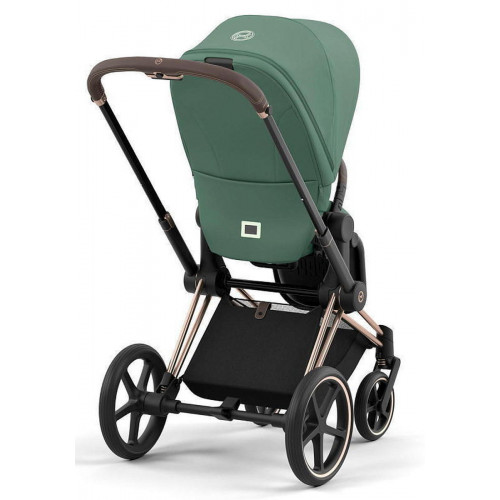 Коляска Cybex Priam IV Rosegold complete Cloud G Ocean Blue Plus Base G 3 в 1 Leaf Green