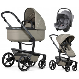 Детская коляска 3 в 1 Joolz Day 5 и автокресло Baby-Safe Core Frost Grey Sage Green