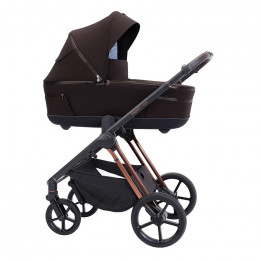 Детская коляска 3 в 1 Espiro Miloo 2025 и автокресло Pi Gray blue 208 exellent chocolate / Серый/синий (Gray blue 103)