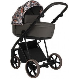 Детская коляска Roan Sol Flowers 3 в 1 с автокреслом Pituso Santiso Pro RSF/5003 Forest Clearing/Black