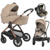 Детская коляска 3 в 1 Espiro Code 2026 и автокресло Pi Beige 119 loving beige