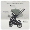 Детская коляска Rant Garda 3 в 1 с автокреслом Perla Graphite Olive