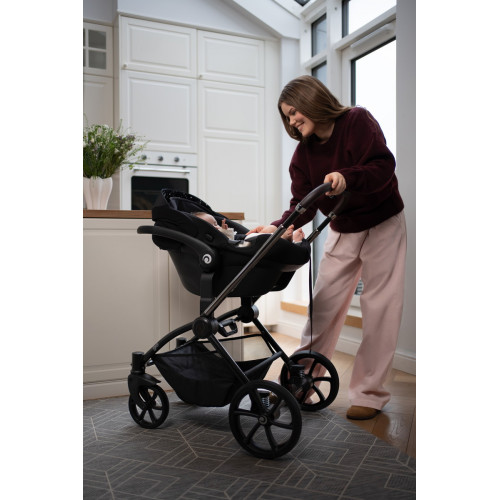 Детская коляска Tutis Gio Plus 3 в 1 с автокреслом Elo Lux EduSky Black 1552180 Beige