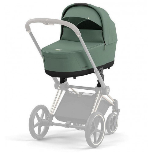 Коляска Cybex Priam IV Rosegold complete Cloud G Ocean Blue Plus Base G 3 в 1 Leaf Green
