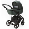 Детская коляска Adamex Nola 3 в 1 N-PS136 TIP (Т.ЗЕЛ.+ Т.ЗЕЛ. КОЖА)