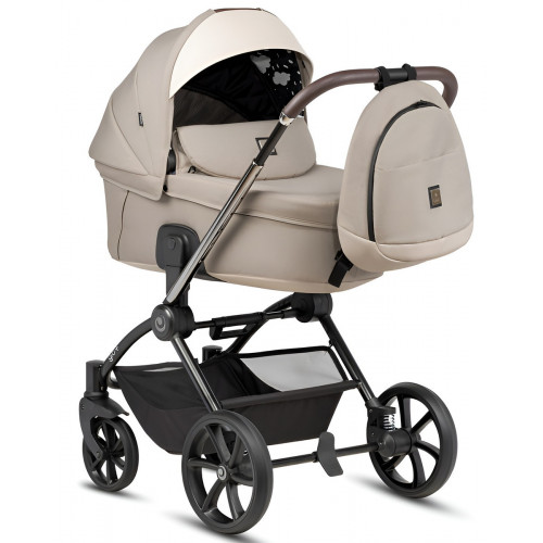Детская коляска Tutis Gio Plus 3 в 1 с автокреслом Elo Lux EduSky Black 1552180 Beige