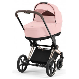 Коляска Cybex Priam IV Rosegold complete Cloud T Mirage Grey Base T 3 в 1 Peach Pink