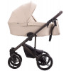 Детская коляска Bebetto Magnum Light 3 в 1 с автокреслом Avionaut Cosmo 21 св.бежевый. коричневая рама
