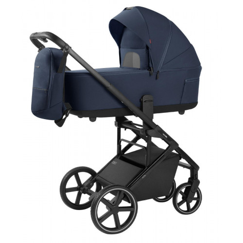 Коляска Carrello Alfa CRL-6522 2025 Cybex Aton B2 i-Size Steel Grey 3 в 1 Denim Blue