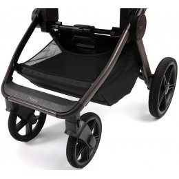Детская коляска Peppy Monaco Thermo 3 в 1 с автокреслом Rise Milk Beige (молочный), рама серо-коричневая