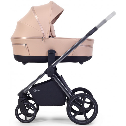 Детская коляска Rant Falcon Soft Therm 3 в 1 с автокреслом Evomax Black Beige