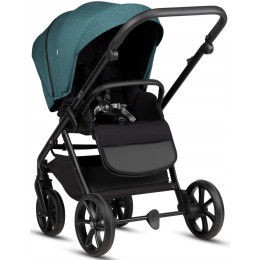 Детская коляска Tutis Leo 3 Plus 3 в 1 с автокреслом Beno Black 1582307 Sea Blue