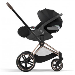 Коляска 3 в 1 Cybex Priam IV Rosegold complete и автокресло Cloud T i-Size Sepia Black Plus Mirage Grey