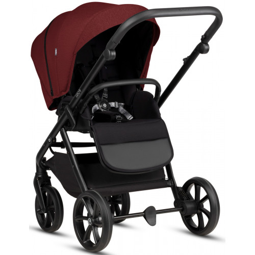 Детская коляска Tutis Leo 3 Plus 3 в 1 с автокреслом Beno Black 1582220 Burgundy