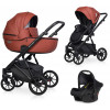 Детская коляска Riko Basic Montana Ecco 3 в 1 17 Maroon (т.бордовый)