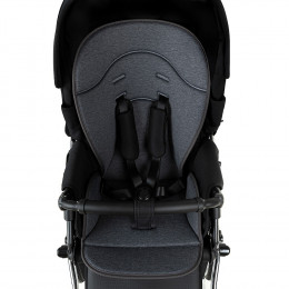 Детская коляска Roan Bass Next Classic d14 2.0 3 в 1 с автокреслом Pituso Baesa Pro Black BSNC/95/2 Caviar/Black/руч.Cappuccino