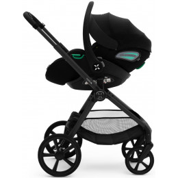 Коляска Agex Life 3 в 1 матовая рама с автокреслом i-Safe Grey ALB583 Black (Черный)
