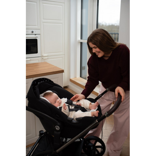 Детская коляска Tutis Gio Plus 3 в 1 с автокреслом Elo Lux EduSky Black 1552180 Beige
