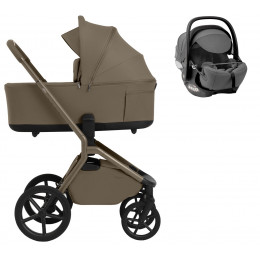 Коляска 3 в 1 Sweet Baby SBL Orso New + автокресло Premier Grey Beige Neo