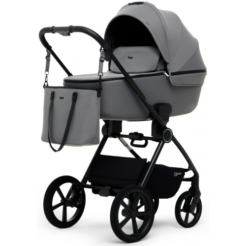 Детская коляска Rant Teo Soft 3 в 1 с автокреслом Aster Zero Olive Grey