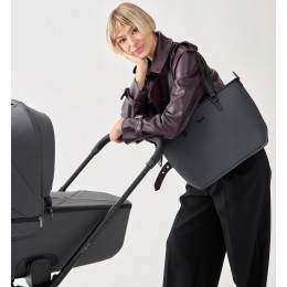 Детская коляска Rant Teo Soft 3 в 1 с автокреслом Evomax Grey Graphite