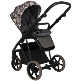 Детская коляска Roan Sol Flowers 3 в 1 с автокреслом Pituso Santiso Pro RSF/5003 Forest Clearing/Black