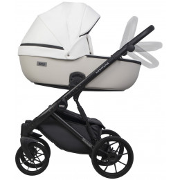 Детская коляска Riko Basic Montana X Ecco 3 в 1 32 White-Light Silver (белый-св.серый)