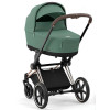 Коляска Cybex Priam IV Rosegold complete Cloud G Ocean Blue Plus Base G 3 в 1 Leaf Green