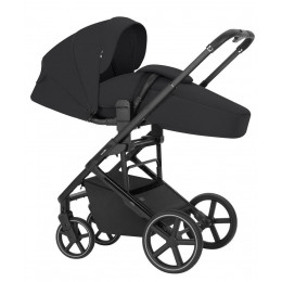 Коляска Carrello Alfa CRL-6522 2025 Cybex Aton S2 i-Size Ocean Blue 3 в 1 Rock Black