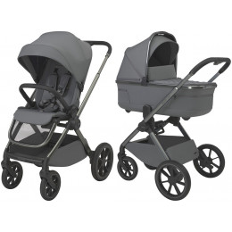Детская коляска 3 в 1 Espiro Clodi и автокресло Pi Beige 07 chic gray